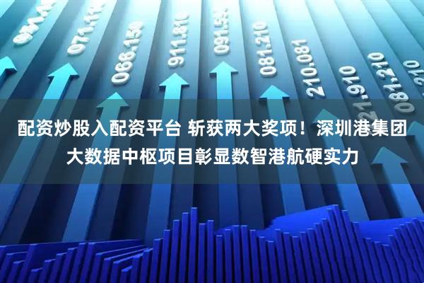 配资炒股入配资平台 斩获两大奖项！深圳港集团大数据中枢项目彰显数智港航硬实力